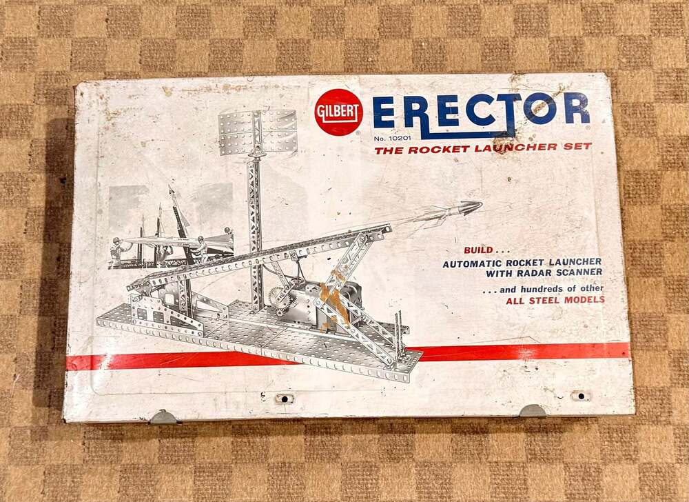 Vintage Gilbert Erector The Rocket Launcher Set No. 10201